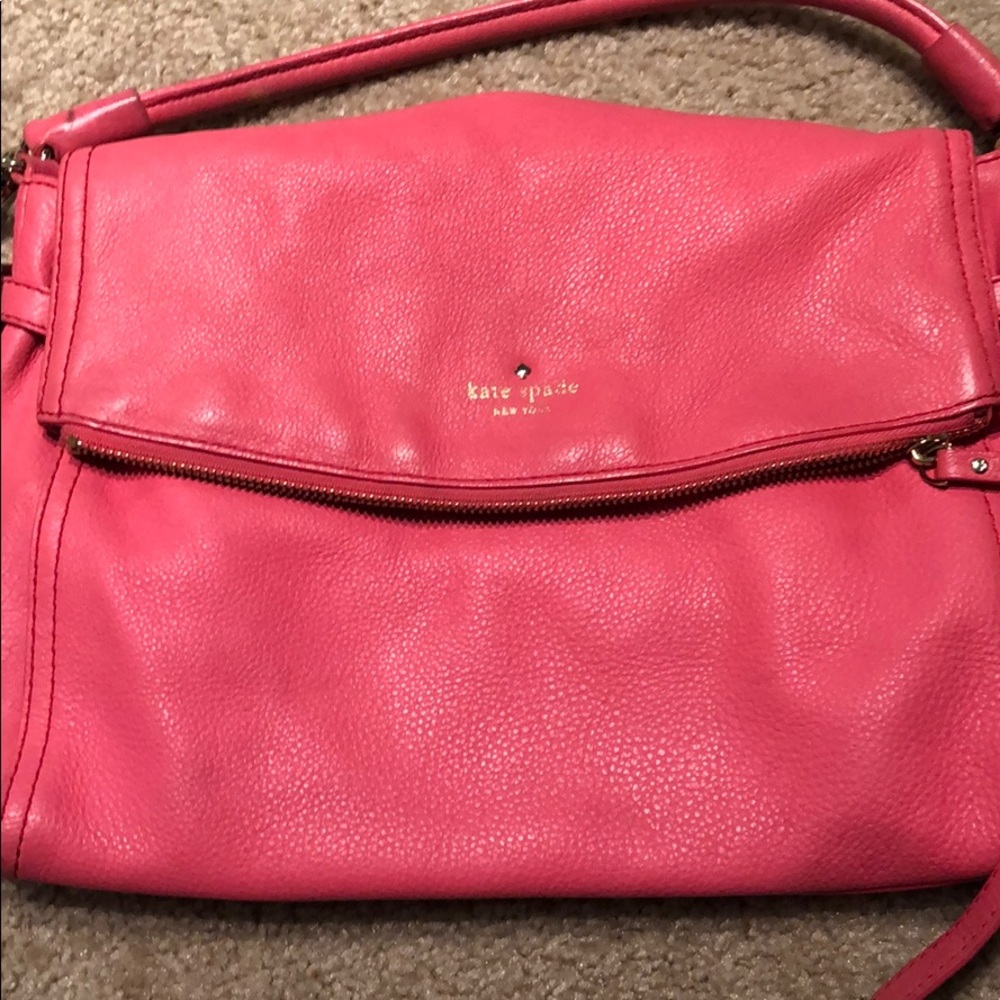 Kate Spade large coral cross body